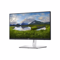 DELL P Series P2424HT computer monitor 60.5 cm (23.8") 1920 x 1080 pixels Full HD LCD Touchscreen must, hõbedane