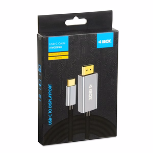 iBox ITVCDP4K videokaabli adapter 1.8 m USB Type-C DisplayPort must