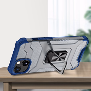 Crystal Ring Case Kickstand Tough Rugged Cover iPhone 13 mini sinine