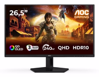 AOC G4 Q27G41ZDF computer monitor 67.3 cm (26.5") 2560 x 1440 pixels Quad HD QD-OLED must, punane