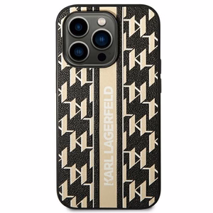 Karl Lagerfeld KLHCP14XPGKLSKW kõva ümbris iPhone 14 Pro Max 6,7" Monogram Stripe – pruun