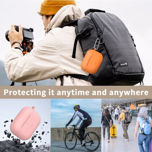 Tech-Protect Silicone Hook Ümbris jaoks AirPods Pro - roosa