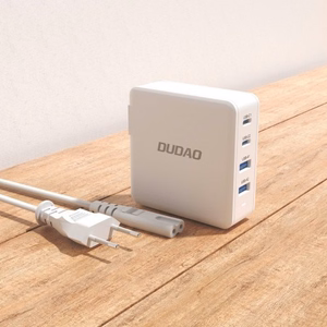 Laadija Dudao A100EU Valge 100W (2xPD / 2xQC3.0)