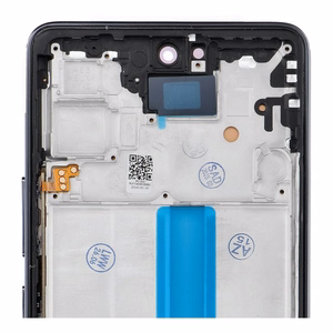 REWA OLED LCD-ekraan raamiga SAMSUNG A53 5G jaoks, must