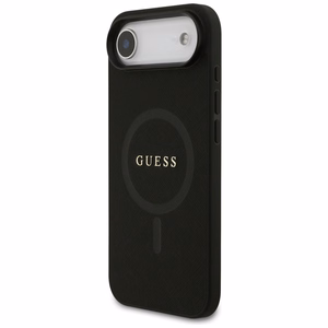 Guess Saffiano Classic Logo MagSafe ümbris jaoks iPhone Air - must