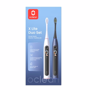 Oclean X Lite Duo Set elektriliste hambaharjade komplekt, tumesinine/hall