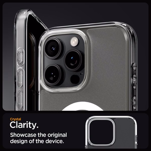 Spigen Ultra Hybrid Mag ümbris seadmele iPhone 16 Pro Max 6.9", MagSafe'iga, härmatis läbipaistev