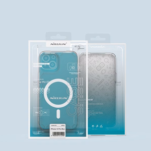 Nillkin Nature Pro Magnetic armored ümbris with MagSafe jaoks iPhone 15 Pro - valge