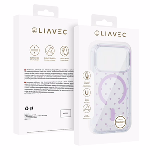 Liavec Bubble ümbris iPhone 18 Pro / 17 Pro jaoks, roosa