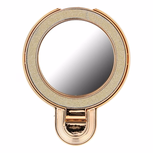Phone stand CIRCLE MIRROR - stick-on - kuldne