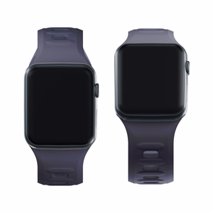 3mk silikoonrihm Apple Watchile, 38/40/41/42 mm, hall, väike suurus