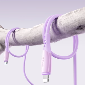 Joyroom S-A59 Vibrant Series 30W USB-C - Lightning kaabel 1.2m - lilla