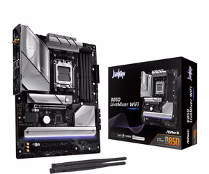 Asrock B850 LiveMixer WiFi emaplaat AMD B850 Socket AM5 ATX