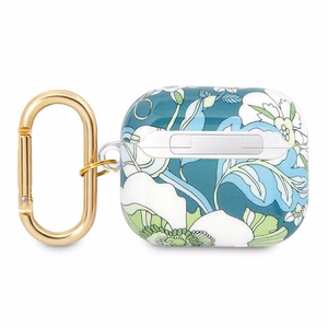 Guess GUA3HHFLN AirPods 3 cover green/green Flower Strap Collection