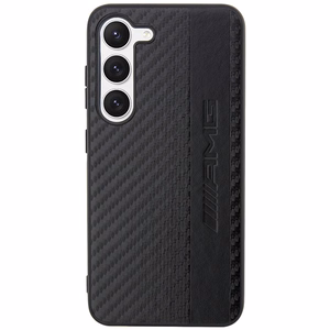 AMG AMHCS23MBLSCA S23+ S916 чёрный/чёрный жёсткий чехол Carbon Stripe & Embossed