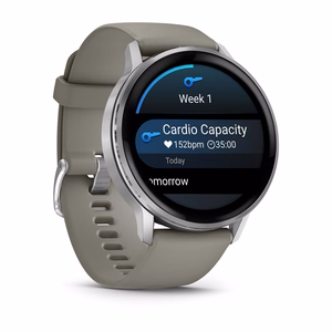 Nutikell Garmin Venu 4 45mm hõbedane/hall