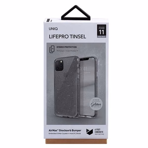 Uniq LifePro Tinsel korpus iPhone 11 Pro Max'ile - must