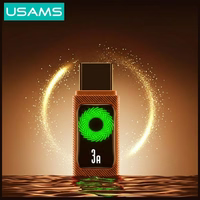 Kaabel USAMS U92 18W USB-C - USB-A 1.2m oranž