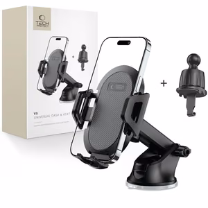 Tech-Protect V5 Car Phone Hoidja jaoks Cockpit/Air Vent - must