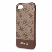 Guess 4G Stripe Collection ümbris jaoks iPhone 7 / 8 / SE 2020 / SE 2022 - brown