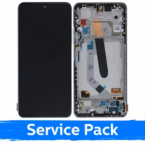 LCD ekraan Xiaomi Poco F3 (Mi 11X / Mi 11i) raamiga / arktiline valge / (Service Pack)