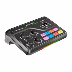 Fifine SC8 RGB mänguri mikser (must)