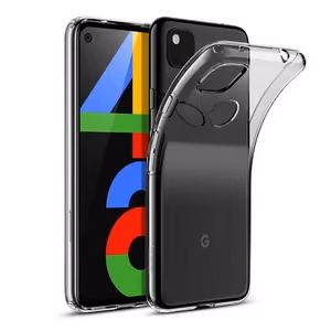 Ümbris Google Pixel 4a jaoks, Ultra Slim 0,5 mm tagakaas, läbipaistev