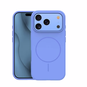 Силиконовый чехол Thin Mag для iPhone 17 Pro Max 6,9″ / iPhone 18 Pro Max 6,9″, небесно-голубой