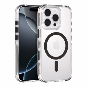 Tel Protect Strap Clear Ümbris jaoks Iphone 15 Pro must