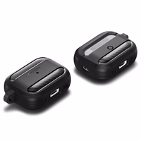 Spigen Rugged Armor Ümbris jaoks Apple AirPods Pro 1 / 2 - Matte must