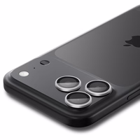 Spigen Optik Pro GLAS.TR ”EZ FIT” Camera Cover 2-pack jaoks iPhone 16 Pro / Max / 17 Pro / Max - Silver