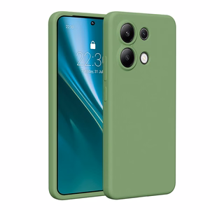Etteri Silicone ümbris jaoks Xiaomi Redmi Note 13 4G light roheline