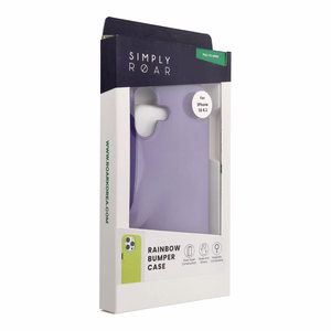 ROAR case RAINBOW BUMPER compatible koos MagSafe jaoks IPHONE 16 lilla