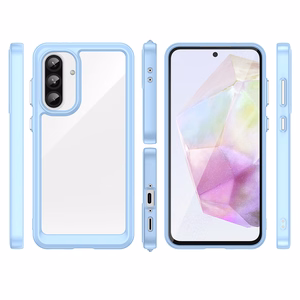 Outer Space Ümbris jaoks Samsung Galaxy A26 Cover with Flexible Frame - sinine