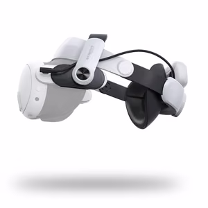BoboVR M3 Pro Rihm jaoks Meta Quest 3 VR Headset + BoboVR B2 Aku - Must and Valge
