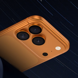 Benks Tempered glass DR Sapphire Lens Protector on camera jaoks Iphone 17 Pro/17 Pro Max (lens 3 pieces) oranž