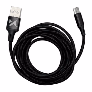 Кабель USB Wozinsky "WUC-C2B" чёрный Type-C 200 см
