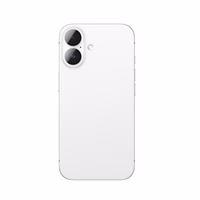AmazingThing AR Aluminum 2 Lens Glass with Camera Lens Raamiga jaoks iPhone 16 / 16 Plus - Valge