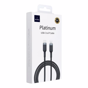 WiWU - Platinum Series Data Kaabel Wi-C013 USB C to Lightning 30W 1,2m - must