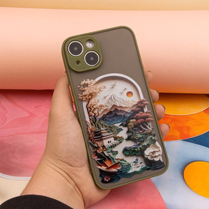 Ultra Trendy ümbris jaoks iPhone 14 6,1" Travel roheline