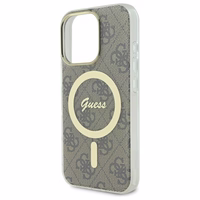 Guess IML 4G MagSafe ümbris jaoks iPhone 16 Pro - brown