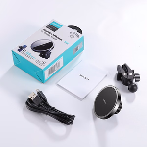 Joyroom Car Magnetic Hoidja Qi Juhtmevaba Inductive Laadija 15W (MagSafe Compatible jaoks iPhone) Must (JR-ZS240)