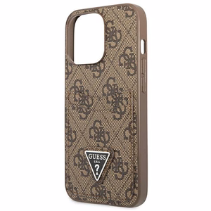 Guess 4G Triangle Logo Cardslot Ümbris jaoks iPhone 13 Pro / 13 - Brown