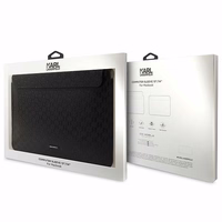 Karl Lagerfeld Saffiano Plaque ümbris jaoks a 14" laptop - must