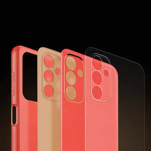 Dux Ducis Yolo elegantne ökoloogilisest nahast kate Samsung Galaxy A13 5G punane