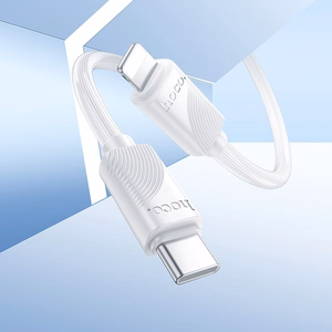 Кабель USB C to Lightning Hoco PD 27W 1 m X114 белый