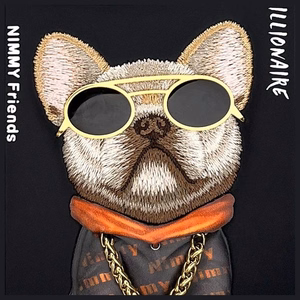 Nimmy Glasses Cool Dog Ümbris jaoks iPhone 16 Pro - Must