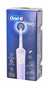 Oral-B Vitality Pro – laetav elektriline hambahari, 1 harjapead, 3 puhastusrežiimi, sirelililla