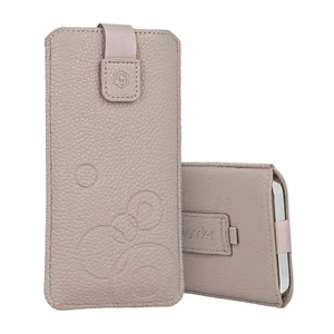 WONDER Deko Pouch Ümbris (Size M) jaoks Iphone 5/Nokia 215 4G/225/5310 2020 cappuccino