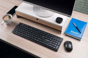Savio KB-02 klaviatuur kodu/kontor USB QWERTY must